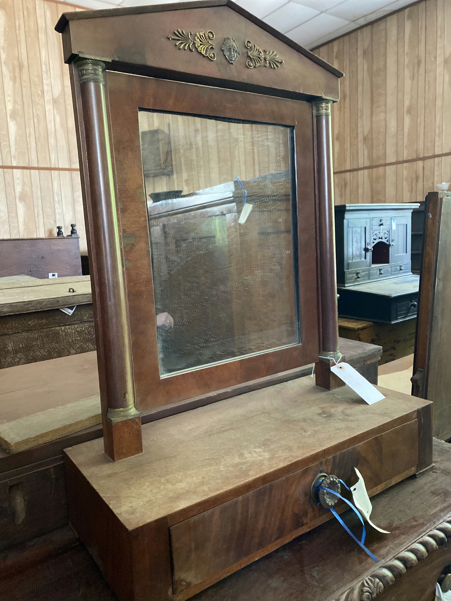 French Empire Looking Glass