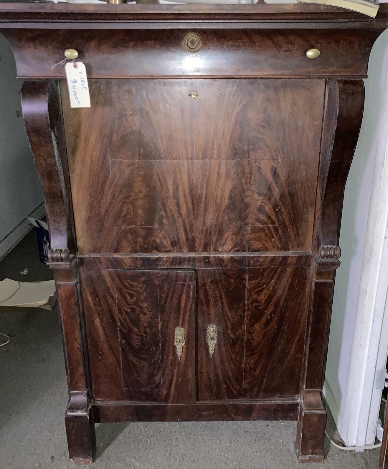 Cabinet With Figured Front