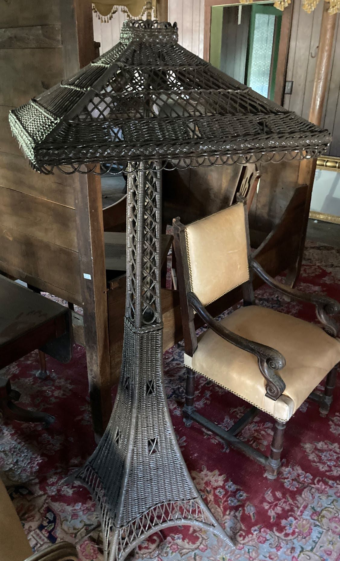 Wicker Floor Lamp