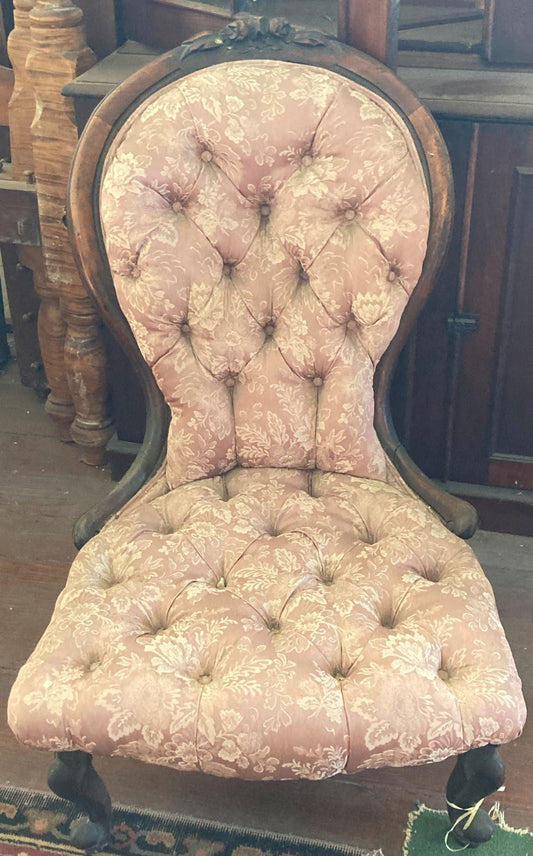Pink Upholstered Chair