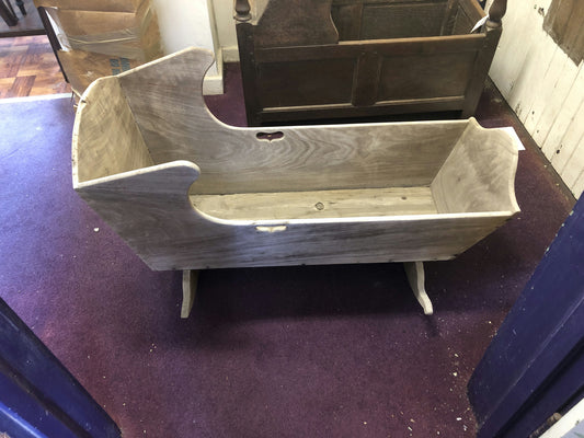 Wooden Rocker Baby Cradle