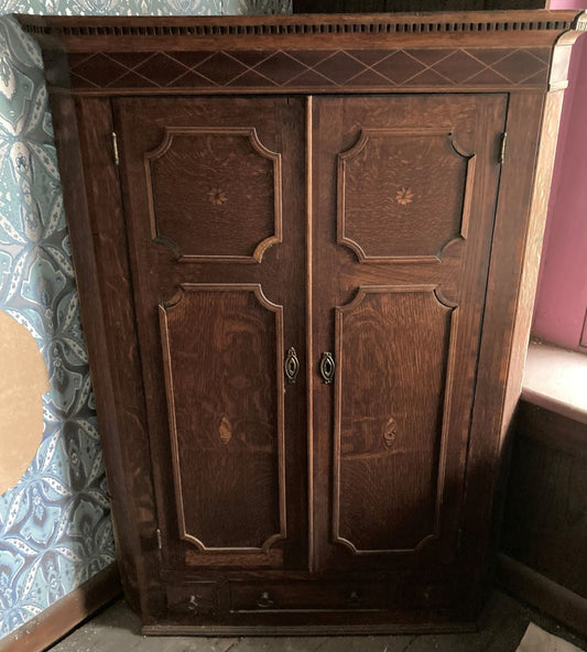 Irish Hanging Corner Cupboard