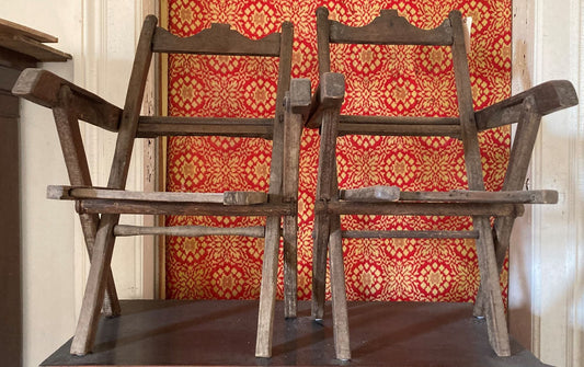 Pair of African Safari Chairs