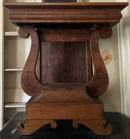 Side Table with Scroll Legs