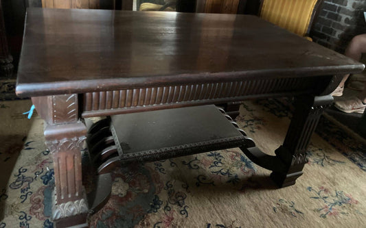 American Mahogany Library Table