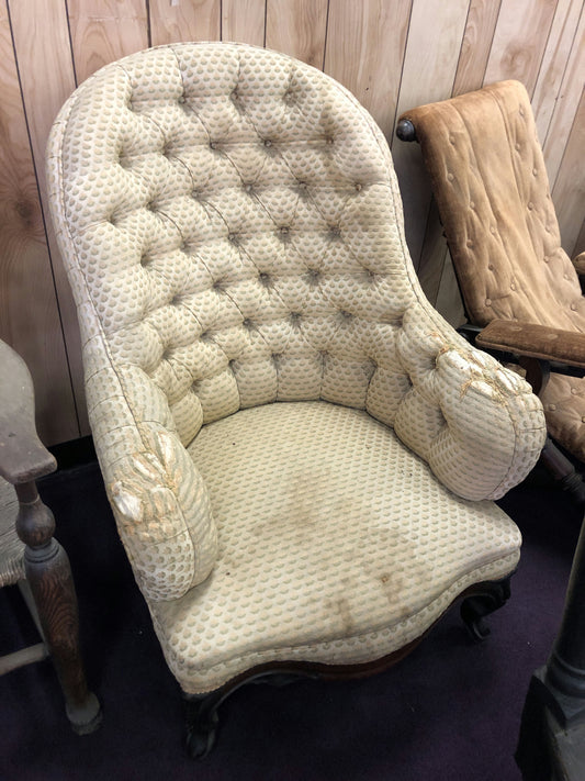 Yellow Upholstered Chair