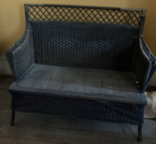 Wicker Bench
