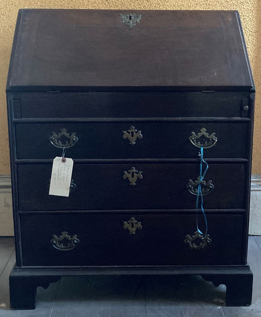 English Oak Desk in Rare Size