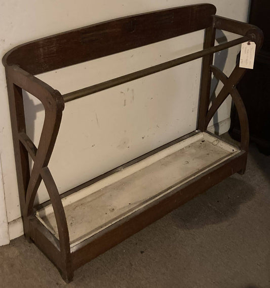 Jugenstihl Oak Hotel Umbrella Stand