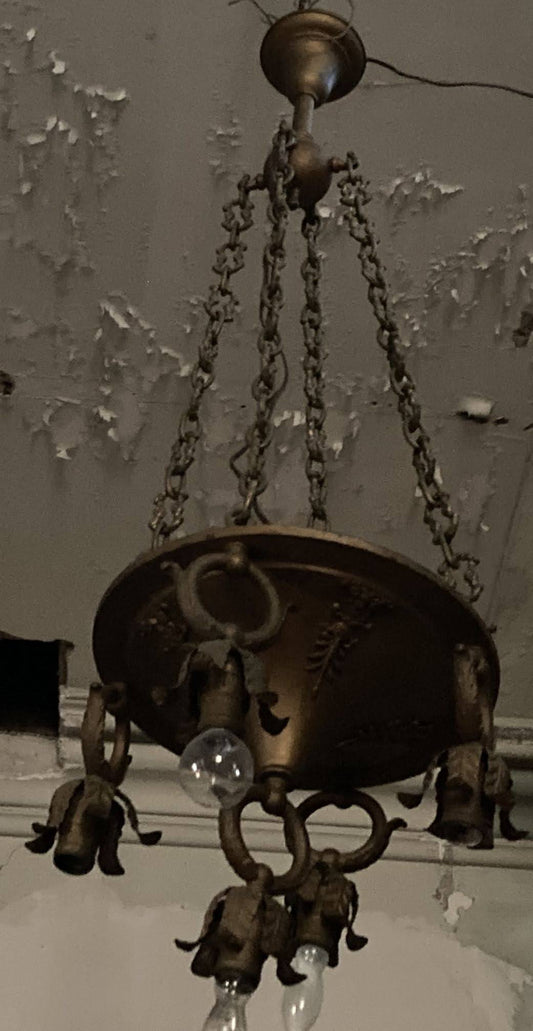 Floral Metal Chandelier