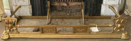 Art Nouveau Brass Fire Surround