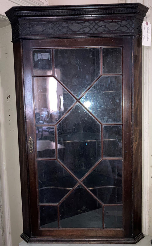 English Mahogany Hanging Cabinet