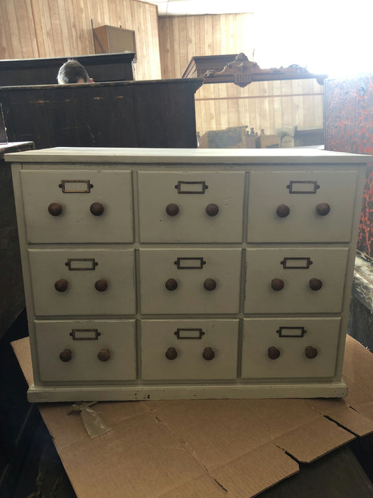 Painted Mail Cabinet