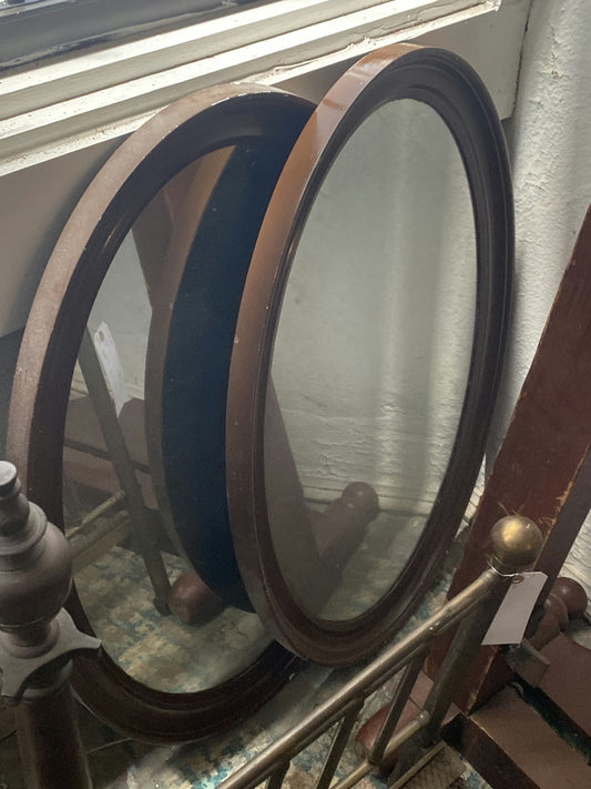 Pair of Oval Mirrors