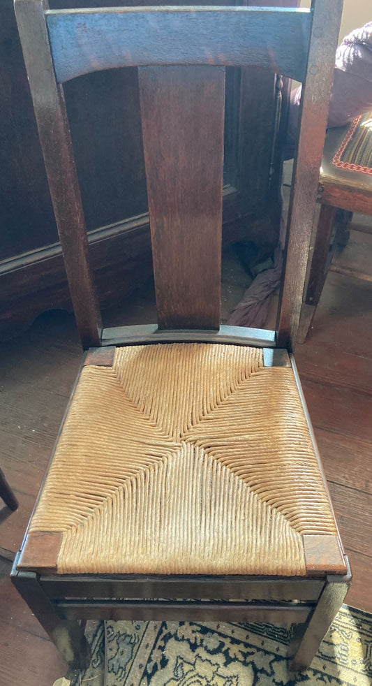 Chair with Wicker Seat