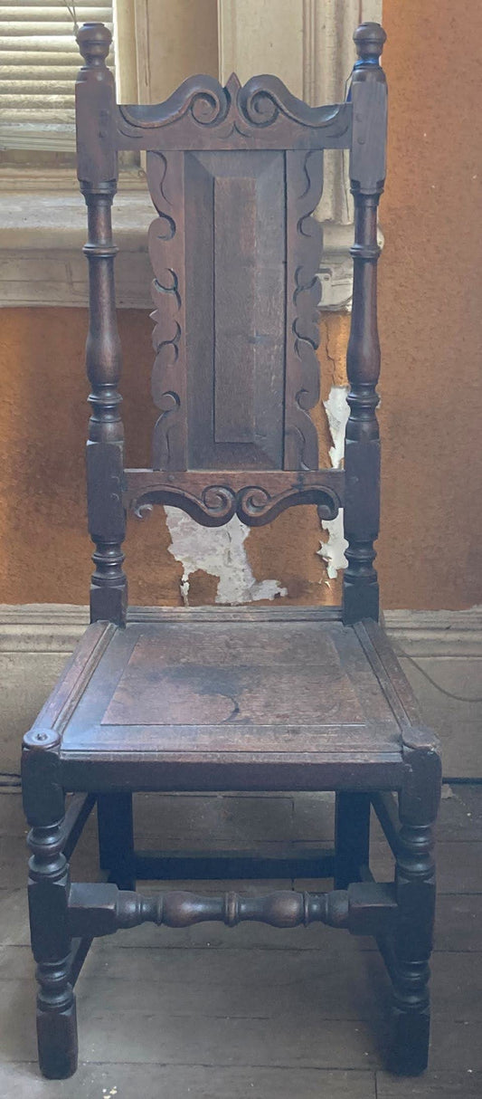 Carved Wooden Chair