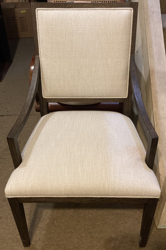 Cream Woven Armchair