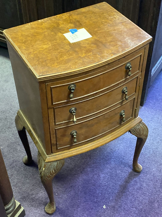 Side Table With Figured Top